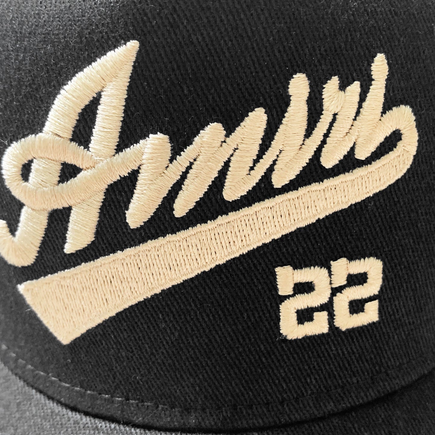 NEW-AMIRI STENCIL TRUCKER HAT