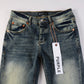 STEOMALL-Purple Jeans 9042